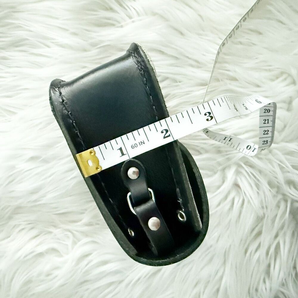 CAMBRIDGE SATCHEL COMPANY | Leather Mini Bag Black White Crossbody Colorblock - Picture 9 of 10